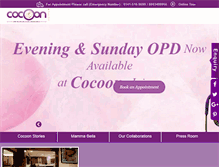 Tablet Screenshot of cocoon.co.in