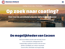 Tablet Screenshot of cocoon.eu