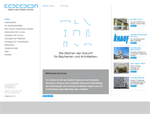 Tablet Screenshot of cocoon.ch